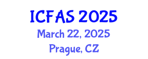 International Conference on Fisheries and Aquatic Sciences (ICFAS) March 22, 2025 - Prague, Czechia