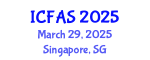 International Conference on Fisheries and Aquatic Sciences (ICFAS) March 29, 2025 - Singapore, Singapore