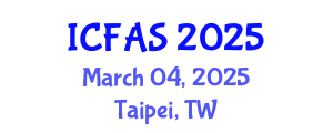 International Conference on Fisheries and Aquatic Sciences (ICFAS) March 04, 2025 - Taipei, Taiwan