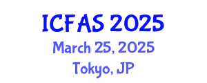 International Conference on Fisheries and Aquatic Sciences (ICFAS) March 25, 2025 - Tokyo, Japan