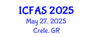 International Conference on Fisheries and Aquatic Sciences (ICFAS) May 27, 2025 - Crete, Greece