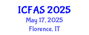 International Conference on Fisheries and Aquatic Sciences (ICFAS) May 17, 2025 - Florence, Italy