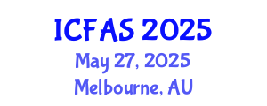 International Conference on Fisheries and Aquatic Sciences (ICFAS) May 27, 2025 - Melbourne, Australia