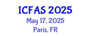 International Conference on Fisheries and Aquatic Sciences (ICFAS) May 17, 2025 - Paris, France