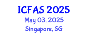 International Conference on Fisheries and Aquatic Sciences (ICFAS) May 03, 2025 - Singapore, Singapore