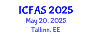 International Conference on Fisheries and Aquatic Sciences (ICFAS) May 20, 2025 - Tallinn, Estonia