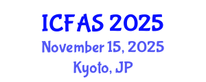 International Conference on Fisheries and Aquatic Sciences (ICFAS) November 15, 2025 - Kyoto, Japan
