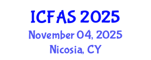 International Conference on Fisheries and Aquatic Sciences (ICFAS) November 04, 2025 - Nicosia, Cyprus