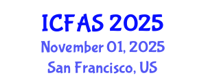International Conference on Fisheries and Aquatic Sciences (ICFAS) November 01, 2025 - San Francisco, United States