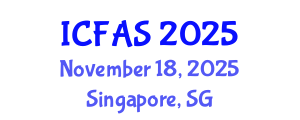International Conference on Fisheries and Aquatic Sciences (ICFAS) November 18, 2025 - Singapore, Singapore