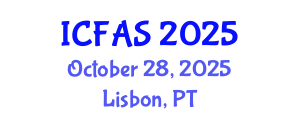 International Conference on Fisheries and Aquatic Sciences (ICFAS) October 28, 2025 - Lisbon, Portugal