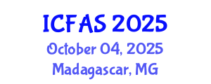 International Conference on Fisheries and Aquatic Sciences (ICFAS) October 04, 2025 - Madagascar, Madagascar