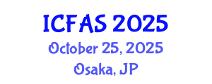 International Conference on Fisheries and Aquatic Sciences (ICFAS) October 25, 2025 - Osaka, Japan
