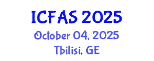 International Conference on Fisheries and Aquatic Sciences (ICFAS) October 04, 2025 - Tbilisi, Georgia
