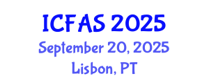 International Conference on Fisheries and Aquatic Sciences (ICFAS) September 20, 2025 - Lisbon, Portugal