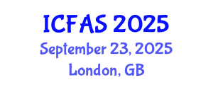 International Conference on Fisheries and Aquatic Sciences (ICFAS) September 23, 2025 - London, United Kingdom