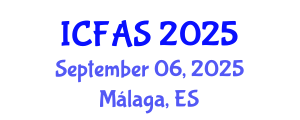 International Conference on Fisheries and Aquatic Sciences (ICFAS) September 06, 2025 - Málaga, Spain