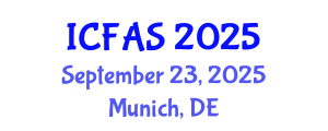 International Conference on Fisheries and Aquatic Sciences (ICFAS) September 23, 2025 - Munich, Germany