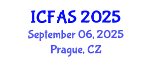 International Conference on Fisheries and Aquatic Sciences (ICFAS) September 06, 2025 - Prague, Czechia