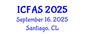 International Conference on Fisheries and Aquatic Sciences (ICFAS) September 16, 2025 - Santiago, Chile