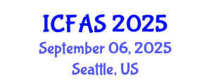 International Conference on Fisheries and Aquatic Sciences (ICFAS) September 06, 2025 - Seattle, United States