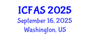 International Conference on Fisheries and Aquatic Sciences (ICFAS) September 16, 2025 - Washington, United States