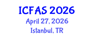 International Conference on Fisheries and Aquatic Sciences (ICFAS) April 27, 2026 - Istanbul, Turkey International Conference on Fisheries and Aquatic Sciences (ICFAS) April 27, 2026 - Istanbul, Turkey