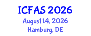 International Conference on Fisheries and Aquatic Sciences (ICFAS) August 14, 2026 - Hamburg, Germany International Conference on Fisheries and Aquatic Sciences (ICFAS) August 14, 2026 - Hamburg, Germany