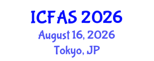 International Conference on Fisheries and Aquatic Sciences (ICFAS) August 16, 2026 - Tokyo, Japan International Conference on Fisheries and Aquatic Sciences (ICFAS) August 16, 2026 - Tokyo, Japan