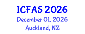 International Conference on Fisheries and Aquatic Sciences (ICFAS) December 01, 2026 - Auckland, New Zealand International Conference on Fisheries and Aquatic Sciences (ICFAS) December 01, 2026 - Auckland, New Zealand