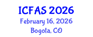 International Conference on Fisheries and Aquatic Sciences (ICFAS) February 16, 2026 - Bogota, Colombia International Conference on Fisheries and Aquatic Sciences (ICFAS) February 16, 2026 - Bogota, Colombia