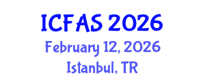 International Conference on Fisheries and Aquatic Sciences (ICFAS) February 12, 2026 - Istanbul, Turkey International Conference on Fisheries and Aquatic Sciences (ICFAS) February 12, 2026 - Istanbul, Turkey