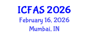 International Conference on Fisheries and Aquatic Sciences (ICFAS) February 16, 2026 - Mumbai, India International Conference on Fisheries and Aquatic Sciences (ICFAS) February 16, 2026 - Mumbai, India