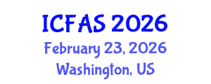 International Conference on Fisheries and Aquatic Sciences (ICFAS) February 23, 2026 - Washington, United States International Conference on Fisheries and Aquatic Sciences (ICFAS) February 23, 2026 - Washington, United States