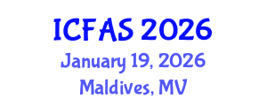 International Conference on Fisheries and Aquatic Sciences (ICFAS) January 19, 2026 - Maldives, Maldives International Conference on Fisheries and Aquatic Sciences (ICFAS) January 19, 2026 - Maldives, Maldives