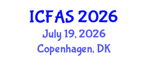 International Conference on Fisheries and Aquatic Sciences (ICFAS) July 19, 2026 - Copenhagen, Denmark International Conference on Fisheries and Aquatic Sciences (ICFAS) July 19, 2026 - Copenhagen, Denmark