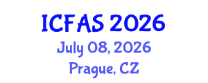 International Conference on Fisheries and Aquatic Sciences (ICFAS) July 08, 2026 - Prague, Czechia International Conference on Fisheries and Aquatic Sciences (ICFAS) July 08, 2026 - Prague, Czechia