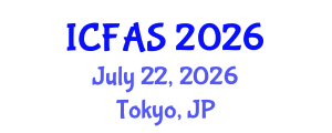 International Conference on Fisheries and Aquatic Sciences (ICFAS) July 22, 2026 - Tokyo, Japan International Conference on Fisheries and Aquatic Sciences (ICFAS) July 22, 2026 - Tokyo, Japan