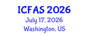 International Conference on Fisheries and Aquatic Sciences (ICFAS) July 17, 2026 - Washington, United States International Conference on Fisheries and Aquatic Sciences (ICFAS) July 17, 2026 - Washington, United States