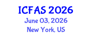 International Conference on Fisheries and Aquatic Sciences (ICFAS) June 03, 2026 - New York, United States