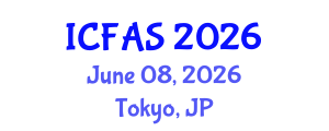 International Conference on Fisheries and Aquatic Sciences (ICFAS) June 08, 2026 - Tokyo, Japan International Conference on Fisheries and Aquatic Sciences (ICFAS) June 08, 2026 - Tokyo, Japan
