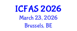 International Conference on Fisheries and Aquatic Sciences (ICFAS) March 23, 2026 - Brussels, Belgium International Conference on Fisheries and Aquatic Sciences (ICFAS) March 23, 2026 - Brussels, Belgium