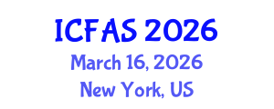 International Conference on Fisheries and Aquatic Sciences (ICFAS) March 16, 2026 - New York, United States International Conference on Fisheries and Aquatic Sciences (ICFAS) March 16, 2026 - New York, United States