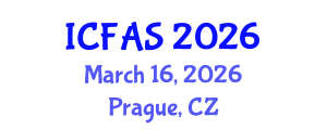 International Conference on Fisheries and Aquatic Sciences (ICFAS) March 16, 2026 - Prague, Czechia International Conference on Fisheries and Aquatic Sciences (ICFAS) March 16, 2026 - Prague, Czechia