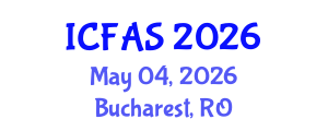 International Conference on Fisheries and Aquatic Sciences (ICFAS) May 04, 2026 - Bucharest, Romania International Conference on Fisheries and Aquatic Sciences (ICFAS) May 04, 2026 - Bucharest, Romania