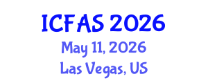 International Conference on Fisheries and Aquatic Sciences (ICFAS) May 11, 2026 - Las Vegas, United States International Conference on Fisheries and Aquatic Sciences (ICFAS) May 11, 2026 - Las Vegas, United States