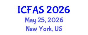 International Conference on Fisheries and Aquatic Sciences (ICFAS) May 25, 2026 - New York, United States International Conference on Fisheries and Aquatic Sciences (ICFAS) May 25, 2026 - New York, United States