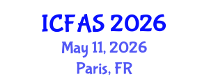 International Conference on Fisheries and Aquatic Sciences (ICFAS) May 11, 2026 - Paris, France International Conference on Fisheries and Aquatic Sciences (ICFAS) May 11, 2026 - Paris, France