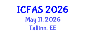International Conference on Fisheries and Aquatic Sciences (ICFAS) May 11, 2026 - Tallinn, Estonia International Conference on Fisheries and Aquatic Sciences (ICFAS) May 11, 2026 - Tallinn, Estonia