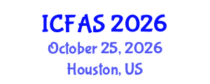 International Conference on Fisheries and Aquatic Sciences (ICFAS) October 25, 2026 - Houston, United States International Conference on Fisheries and Aquatic Sciences (ICFAS) October 25, 2026 - Houston, United States